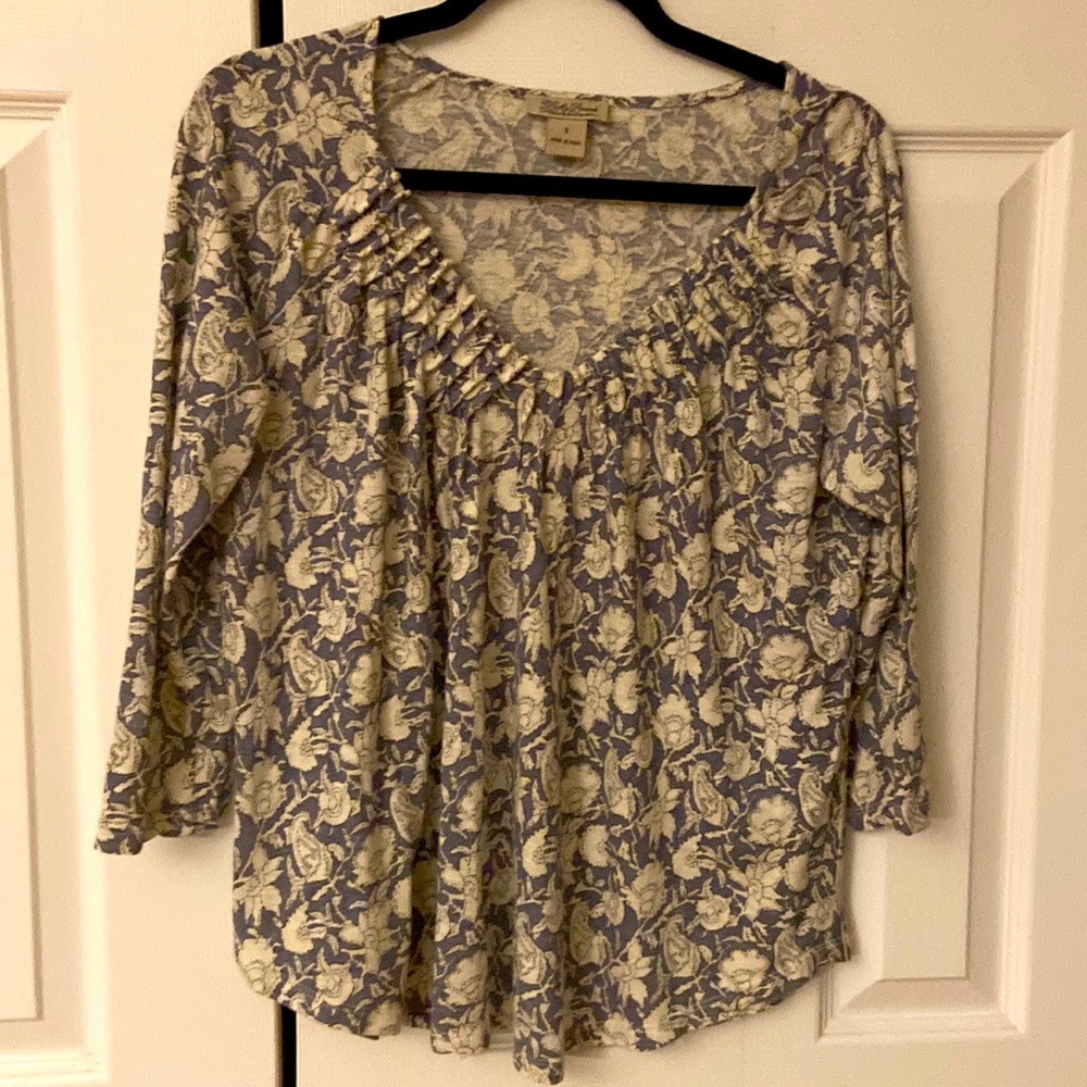 Lucky brand 3/4 sleeve top